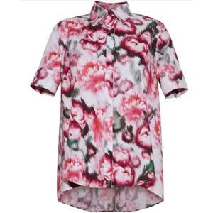 Adam LIPPES Trapeze Floral-Print Shirt in Floral Print NWT Size 4
